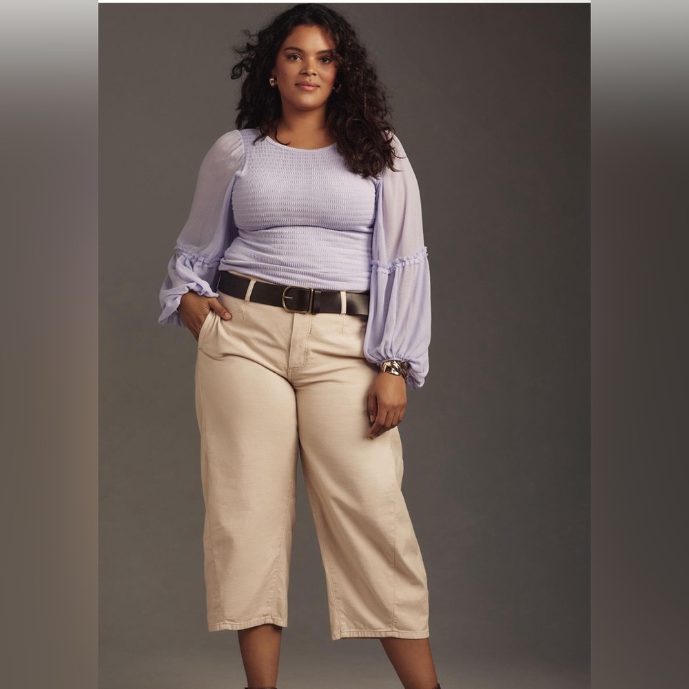 ANTHROPOLOGIE!!! Balloon sleeve top